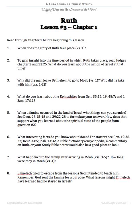The first verse of the book points to the time of the judges and the very last verse points to king david. 6 Week Inductive Study in the Book of Ruth Lesson 3 ...