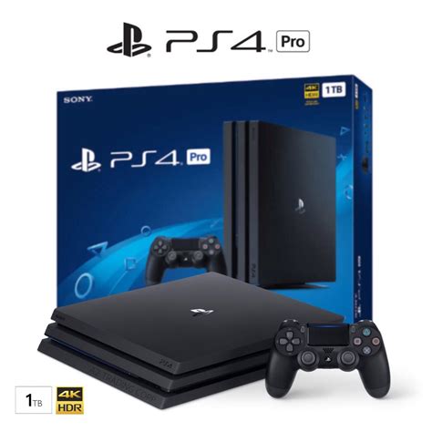 Sony Playstation 4 Pro 1tb Console Jet Black From A2 Trading Corp