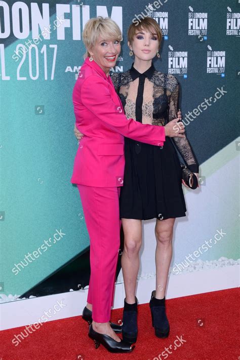 Emma Thompson Her Daughter Gaia Romilly Editorial Stock Photo Stock Image Shutterstock