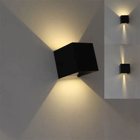2pcs 6w 10w Ip65 Cube Adjustable Surface Mounted Outdoor Led Lightled