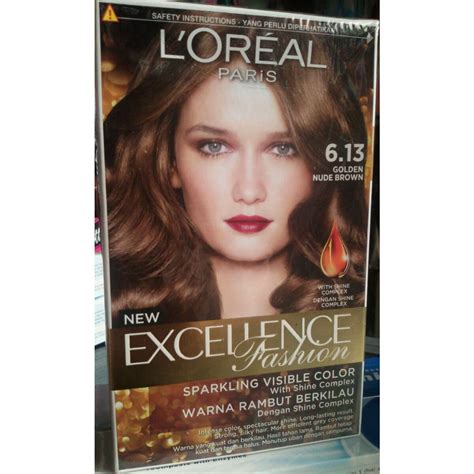 Loreal Paris Excellence Creme Hair Color No Golden Nude Brown Semir Cat Rambut Shopee