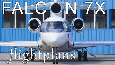 Dassault Falcon 7x Mega Pack Flightplans One Click Hangar