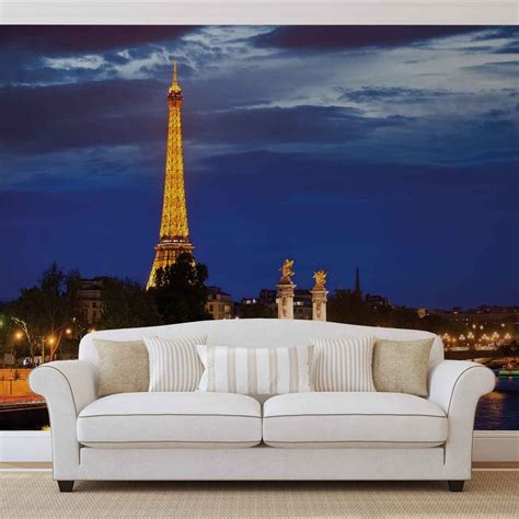 The Eiffel Tower Wall Paper Mural Buy At Europosters