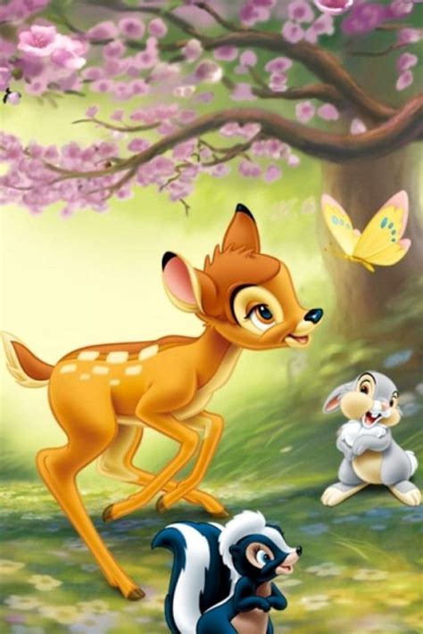 Disney World Bambi And Friends Cartoon Wallpaper Bambi Disney Disney