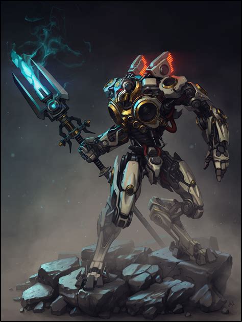 Robot By D1sk1ss On Deviantart Robot Concept Art Robots Concept Mech