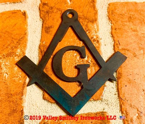 Masonic Emblem Square And Compass Metal Wall Art Wall Hanging Etsy