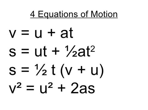 Acceleration And Equations Of Motion 2