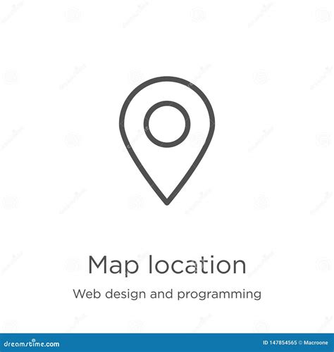 Map Location Icon Vector From Web Design And Programming Collection