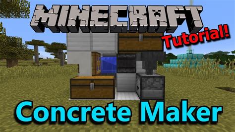 Minecraft Concrete Factory Tutorial 11620 Youtube