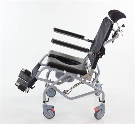 Reclining Tilt In Space Shower Commode Chair By Platinum Health
