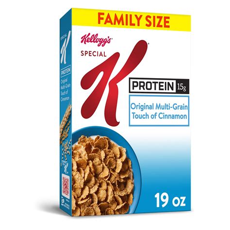 Kelloggs Special K Original Multi Grain Touch Of Cinnamon Protein Cold