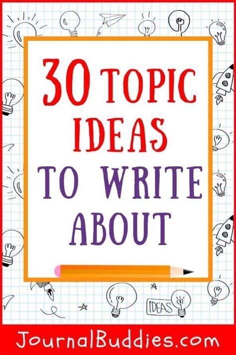 30 Topics For Writing In 2020 Writing Prompts For Kids Writing