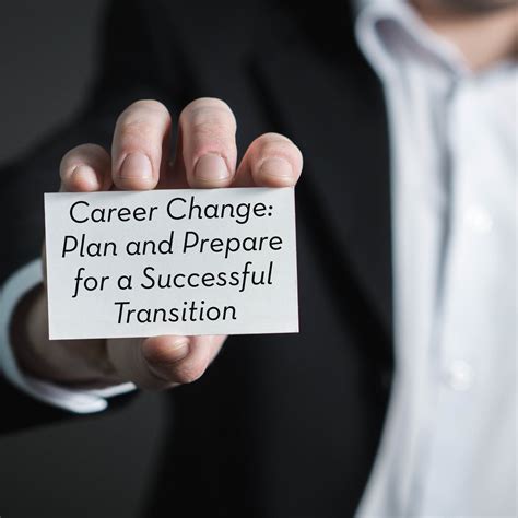 Jan 16 Career Change Plan And Prepare For A Successful Transition