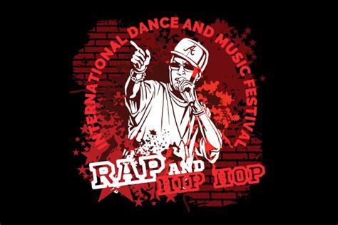 Rap Hip Hop Music Graffiti Clipart Vector Clip Art Etsy