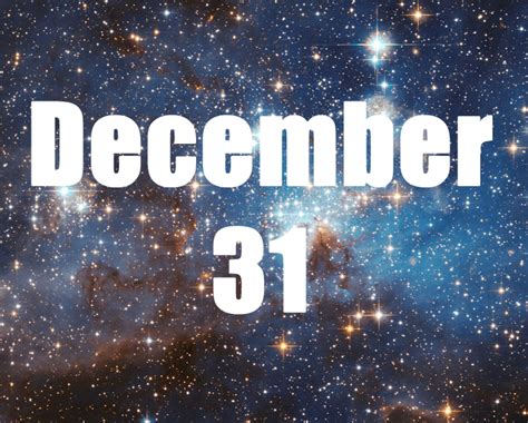 The zodiac sign for december 31 is capricorn. December 31 Birthday horoscope - zodiac sign for December 31th