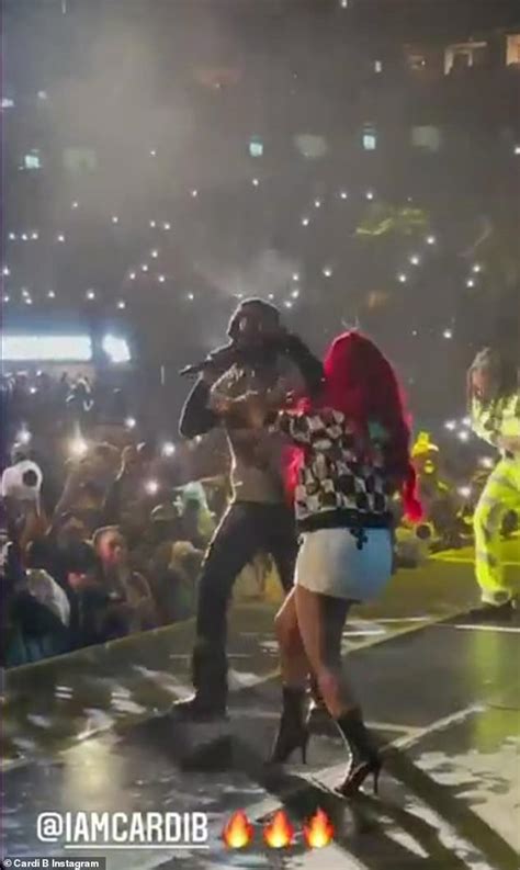 Pregnant Cardi B And Offset Perform Onstage During Hot 97 Summer Jam