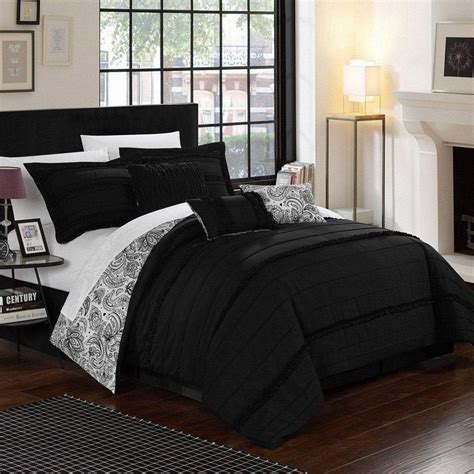 Chic Home Elle 11 Piece Paisley Reversible Comforter Set Bedding