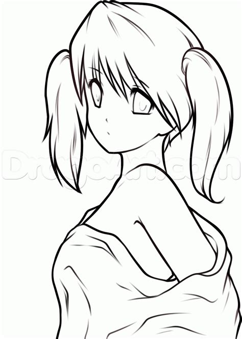 Hot Anime Girl Drawing At Getdrawings Free Download