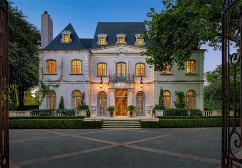 4425 Million French Style Mansion In Dallas Tx Homes Of The Rich