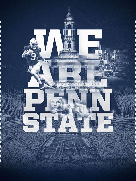 We Are Penn State Poster Behance