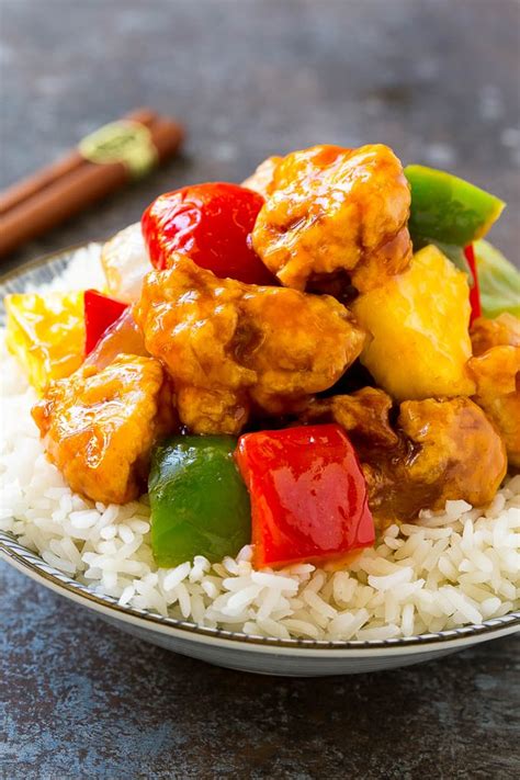 Serve with sticky rice and fresh vegetables for the perfect dinner! Sweet and Sour Chicken - Dinner at the Zoo