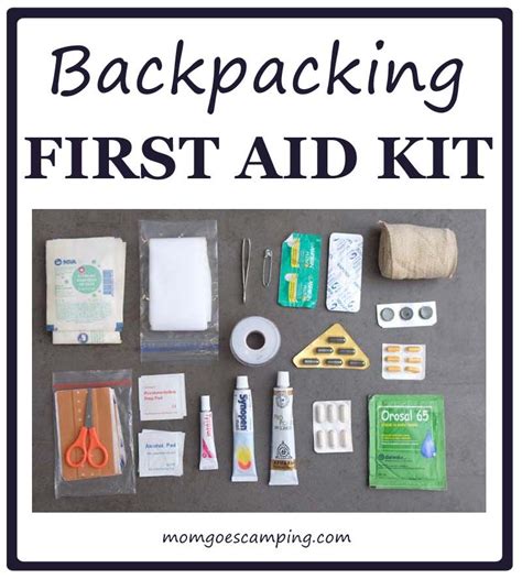 Backpacking First Aid Kit In 2020 First Aid Kit Checklist