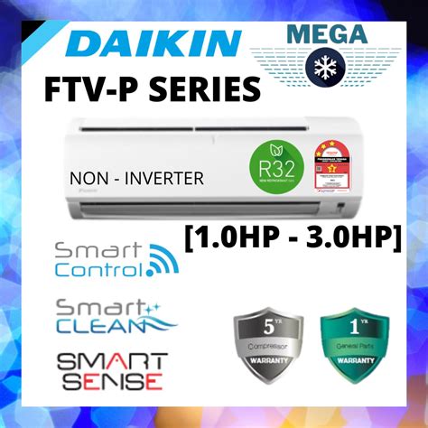 New Daikin Wall Mounted Non Inverter R Hp Hp Ftv P Model With