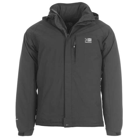 Karrimor Mens Urban Insulated Jacket Coat Padded Zip Hood Pockets