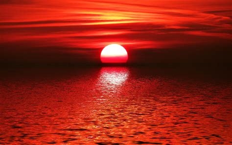 Red Sunset Wallpapers Wallpaper Cave