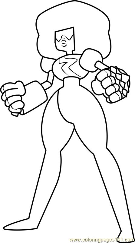 Steven Universe Lineart Garnet By Latianamca Pintar E