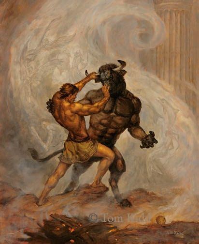 Theseus And The Minotaur Myth Serves As The Classical Source Of