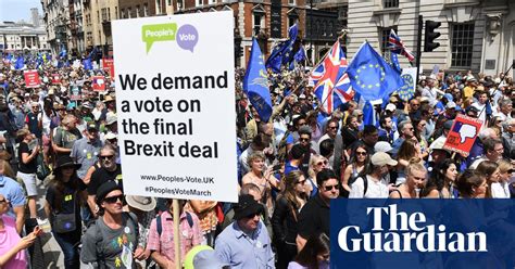 Anti Brexit Peoples Vote March In London In Pictures Politics
