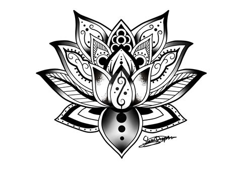 Mandala Lotus Flower Tattoo Lotus Mandala Tattoo Lotus Flower Mandala