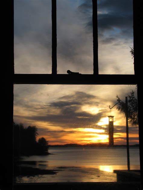 Twotongreenblog Sunset Through My Window