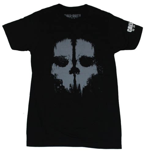 Call Of Duty Call Of Duty Ghosts Mens T Shirt Skull Gray Ghost