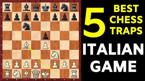 5 Best Chess Opening Traps In The Italian Game Youtube