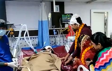 Bihar Woman Fulfills Sick Mothers Dying Wish And Marries Inside