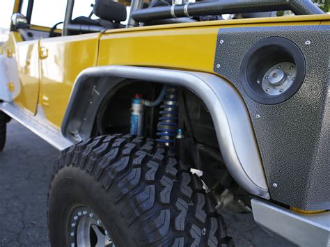 Jeep Wrangler Tube Fenders Jeep Jk 4 Flare Rear Fenders Aluminum