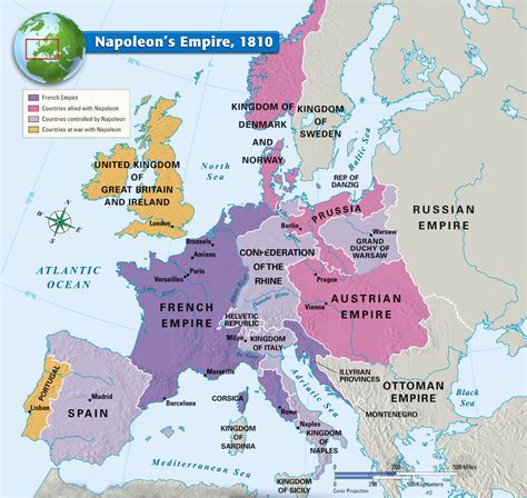 Map Of Napoleonic Europe In 1812 Secretmuseum