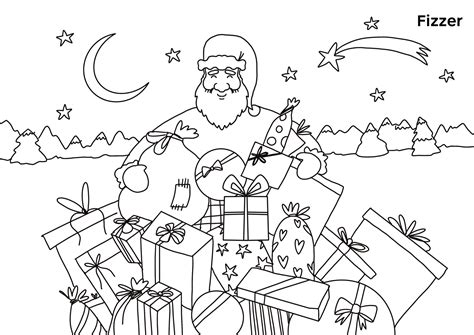 107 dessins de coloriage pre nol imprimer intrieur dessin de. Coloriage de Noël féérique à imprimer pour enfants | Fizzer