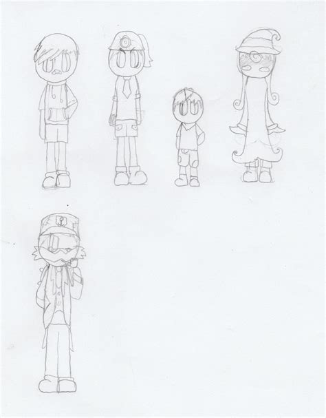 Paper Mario Ttyd Human Party Members By Gsvproductions On Deviantart