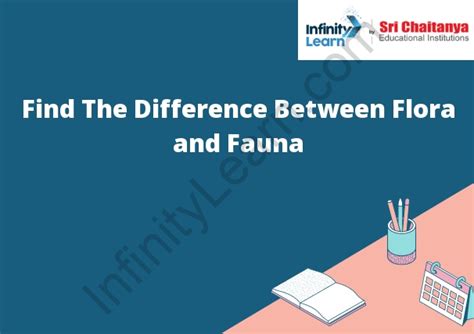 Find The Difference Between Flora And Fauna Infinity Learn