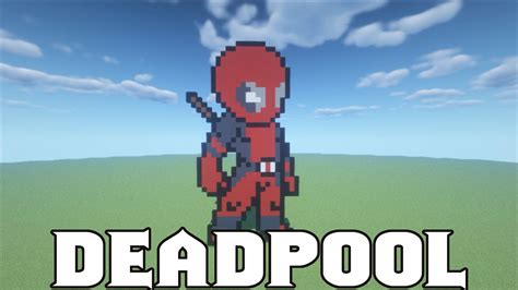 Deadpool Minecraft Pixel Art 10 Youtube