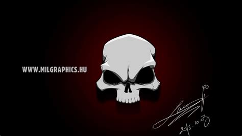 Skull Speed Drawing For Kootenay Tacticals Logo Design