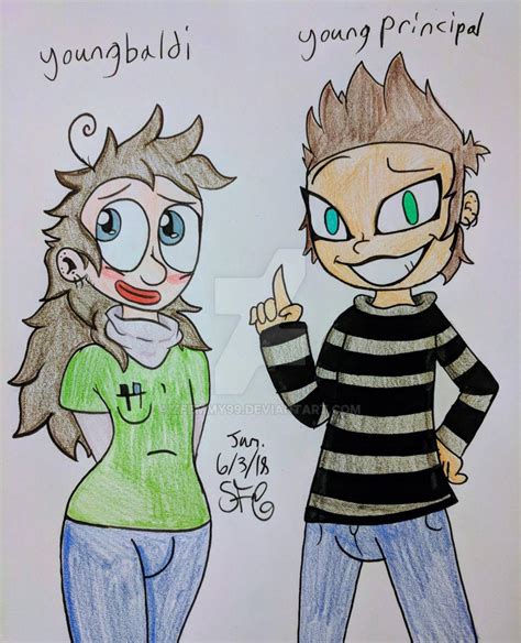 Young Baldi And Principal By Zeemmy99 On Deviantart
