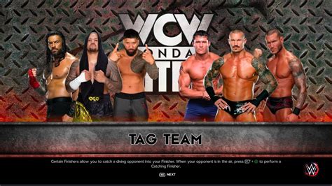 WWE K Randy Ortons VS The Bloodline Man Tag Team Elimination Match WWE K Gameplay