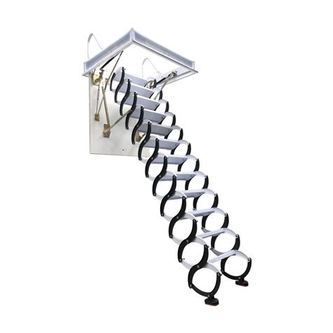 Intsupermai Folding Ladder Loft Stairs Ceiling Mounted Attic Ladder