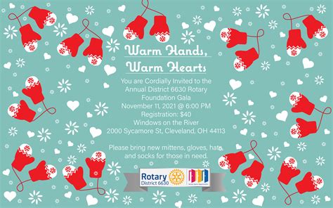 Warm Hands Warm Hearts Rotary Club Of Akron