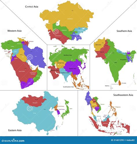 Elgritosagrado11 25 Luxury Asia Regions Map