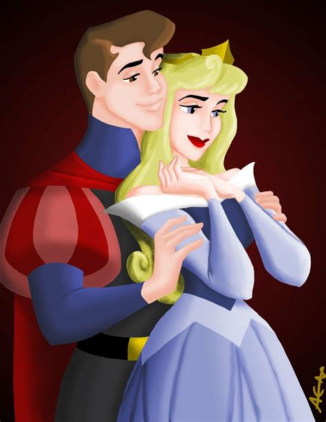 Princess aurora is the star of the film sleeping beauty (1959). Phillip & Aurora by Amanda McClees ©2013 | Coloring ...